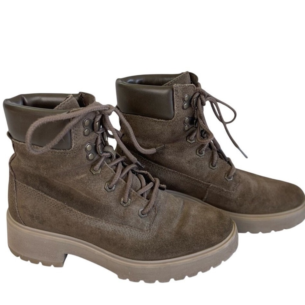 Timberland Carnaby Cool Boot Women 7.5 Suede Outdoor Combat Gorpcore Fall Earthy